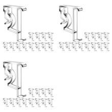 Clip per Ciechi Trasparenti da 2 Pollici per Mantovana, Clip per Mantovane Nascoste per Mantovane Orizzontali In Legno o Finto Legno (36 Pezzi)