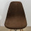 Dining chair cover solid brown without armrests 4 pcs 3