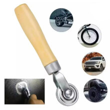 Tire Repair Tool Kit, 2PCS Professional Tire Patching Set with 42mm Grinder & Pressure Roller