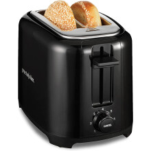 2-Slice Toaster Black with Extra-Wide Slots 22305