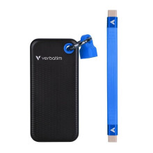 Disco SSD externo Verbatim Pocket - 128Go (Negro/Azul)