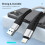 USB charging cable for iPhone and iPad red 1m 5