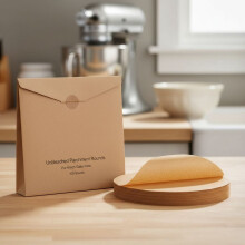 Parchment Paper Rounds 12 Inch Unbleached 100 Sheets