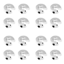 16pcs SBR16 Linear Rail Stop Collars Aluminum Alloy Shaft Limit Fixing Rings with Screw,Linear Rail Shaft Stop Collars