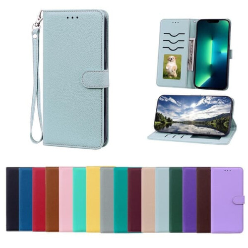 Samsung S23 PU Leather Wallet Case Magnetic Yellow 1