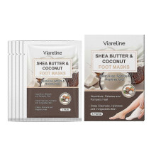 Viareline coconut moisturizing foot mask moisturizes and nourishes beautiful feet, deeply moisturizes and rejuvenates the skin, daily foot care - foot