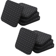 Protetores de Piso para Esteira/Placa de Vibração 8 Peças Dupla Face Antiderrapante, Anti-Vibração para Equipamentos de Academia Protege Pisos de