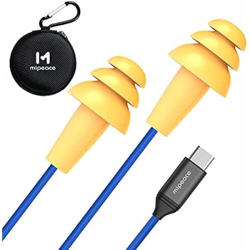 Ακουστικά ωτοασπίδων USB-C για ασφάλεια στη βιομηχανική εργασία