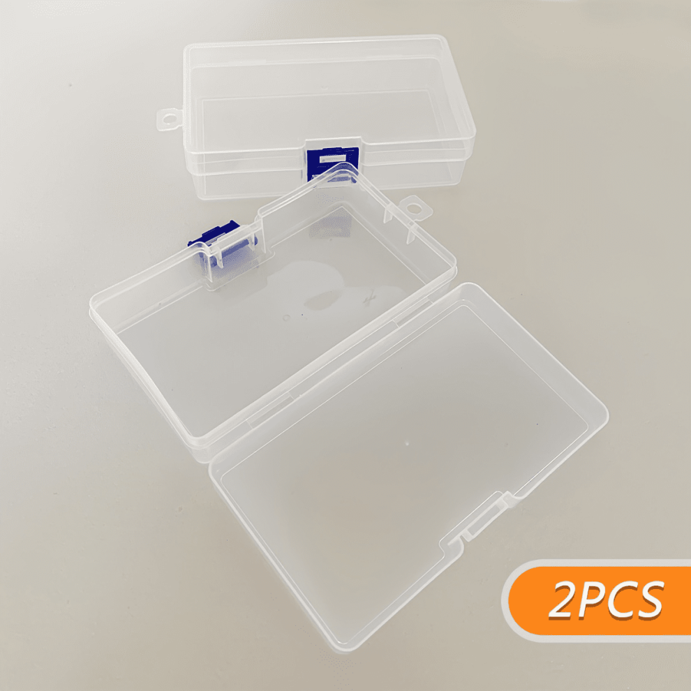Transparent lockable plastic storage box PP rectangular 5