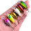 Colorful wobblers set 6 pcs 4.5 cm 3.8 g 2