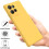 Motorola Moto G86 5G case solid yellow silicone full-cover 2