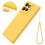 Motorola Moto G86 5G case solid yellow silicone full-cover 7