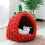 Chenille yarn for blankets super soft jumbo red 4