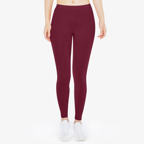 Women's Low-Waisted Opaque Yoga Leggings Soft Slim Solid 1 1