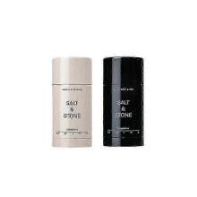 (Black+White) Salt Stone Unisex Black Oud ExtraStrength AluminumFree Deodorant 26-27