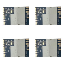 4X Receptor Analógico Inalámbrico VRX SM333R 3.3G 16CH con Transmisión de Audio y Video FPV, Módulo Receptor RSSI para Detección de Señal.