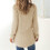 Women's Fluffy Fuzzy Sweater Solid Color Long Sleeve Round 5