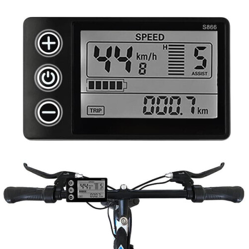 LCD Display for E-bike 24V 36V 48V 1