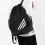 Waterproof drawstring gym bag black large 8