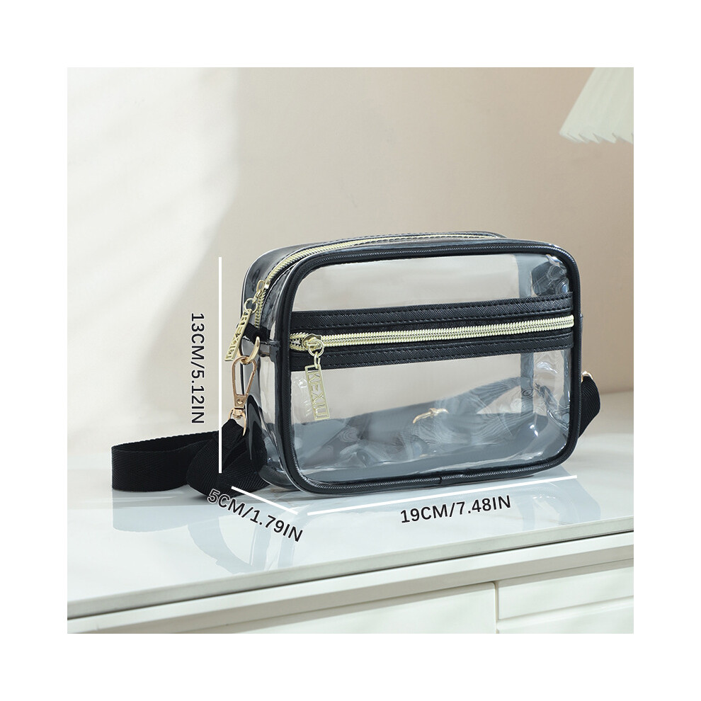 PVC transparent makeup bag for women large capacity