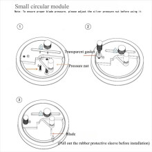Herramienta de Corte Circular Modular, Cortador Circular Ajustable, para Manualidades, Proyectos de Pasatiempos, Cortador, Modelismo de Filtros