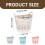 MBXM flexibele wasmand, ademend, draagbaar, 1 stuk 3