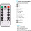 Outdoor parasol light cordless with remote 8 brightness 3