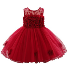 Prinzessinnenkleid mit Blumenmuster für Babys und Mädchen (12-24 Monate)