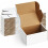 Verzenddozen 6x4x3 inch, wit, golfkarton, 25 stuks 1