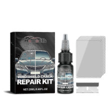 Windshield Nano Repair Fluid Set, Repair Automotive Glass Cracks Clear Vision Bonding Fluid