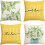 Μαξιλαροθήκη Daisy Throw Σετ 4 τεμαχίων 18x18 ιντσών 1