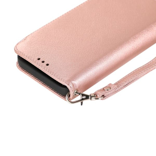 iPhone 15 Red wallet case with zipper 2