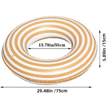 Inflatable Swimming Ring for Adults, 1 Piece