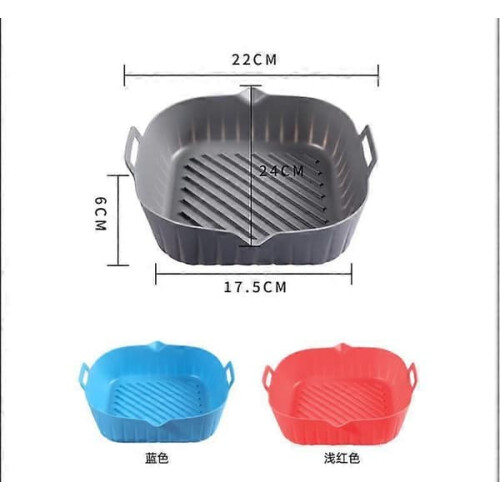 Silicone Air Fryer Insert Square 25 cm 2 pcs 1