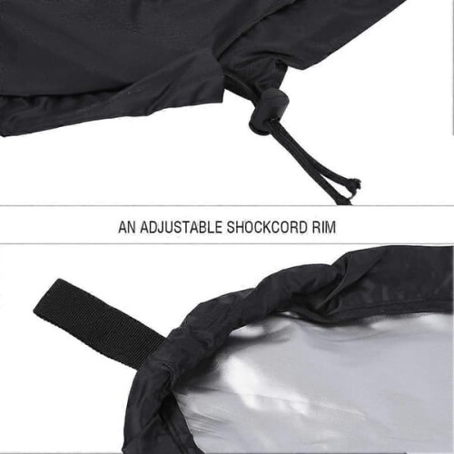 Kayak cockpit cover black universal fit M 1