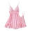 Camicia da notte da donna in pizzo e rete, rosa, taglia M 1