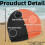 Elastic Swim Cap Black Orange 2 pcs 2