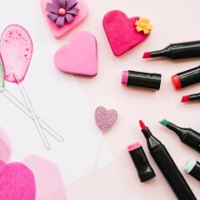 Double-Sided Marker Pens Multicolor 80 pcs