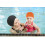 Elastic Swim Cap Black Orange 2 pcs 5