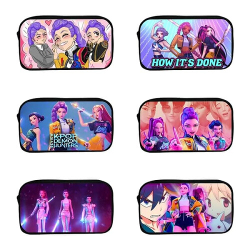 Kpop Demon Hunters pencil case large capacity 1 piece 1