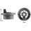 Dishwasher Lower Basket Universal Wheels 8 Pack 4