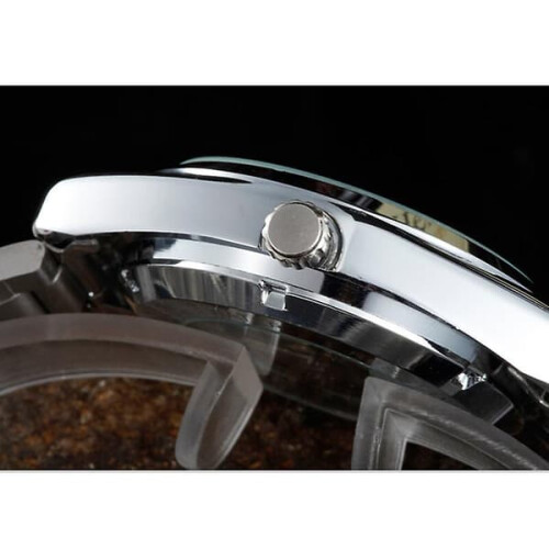 Men's automatic mechanical watch stainless steel with 2