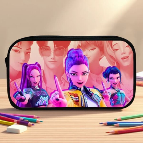 Kpop Demon Hunters pencil case large capacity 1 piece 2