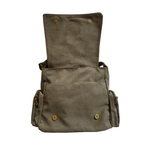 Totoro canvas messenger bag black student book bag 2
