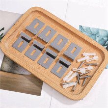 32Pcs Mirror Clips for Wall Mounting, Metal Mirror Holder Clips Hooks Frameless Wide Channel Mirror Retainer Clips
