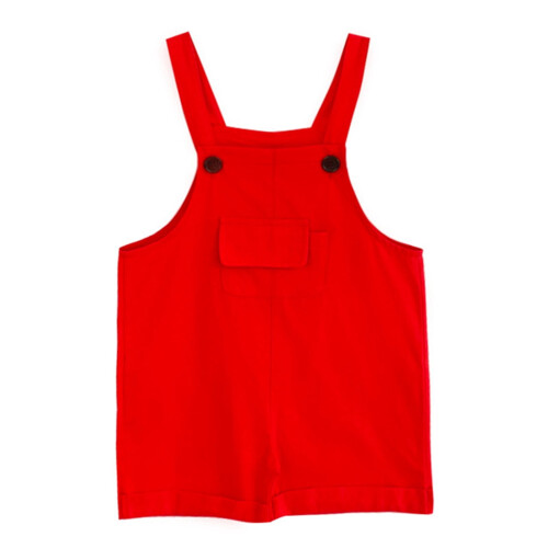 Children's Solid Bib Shorts Relaxed Fit 11-12 Years 2