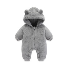 Combinaison de neige pour bébé, grenouillère d'hiver à capuche, chaude et épaisse