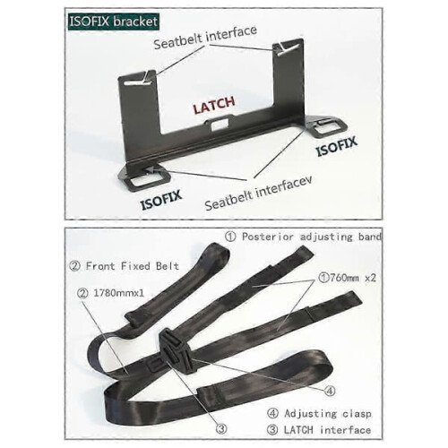 ZL-2049 ISOFIX child seat interface universal 2