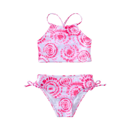 Μαγιό tankini halter για κορίτσια στην παραλία, σετ 2 τεμαχίων