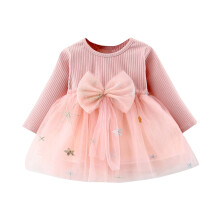Prinzessinnenkleid aus Tüll mit Schleife für Kleinkinder, Größen 6–12